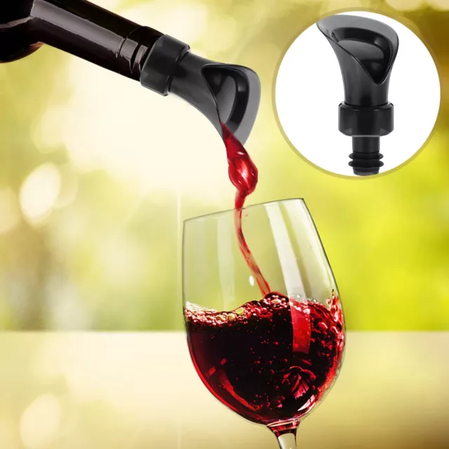 Derramador de vino forma de pétalo cierres de botella de vino armario de vinos