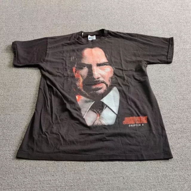 VINTAGE KEANU REEVES John Wick Chapter 4 Graphic T-shirt Size Large $59 ...
