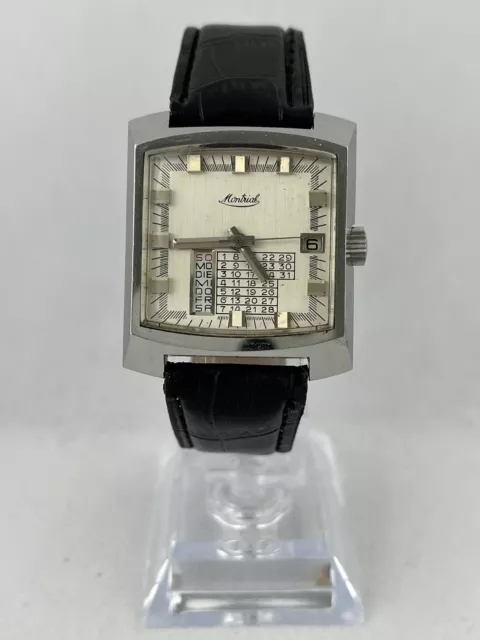 Inimitabile Orologio da Polso Uomo Montrial Automatico Durowe Int 7528/2, Rotto