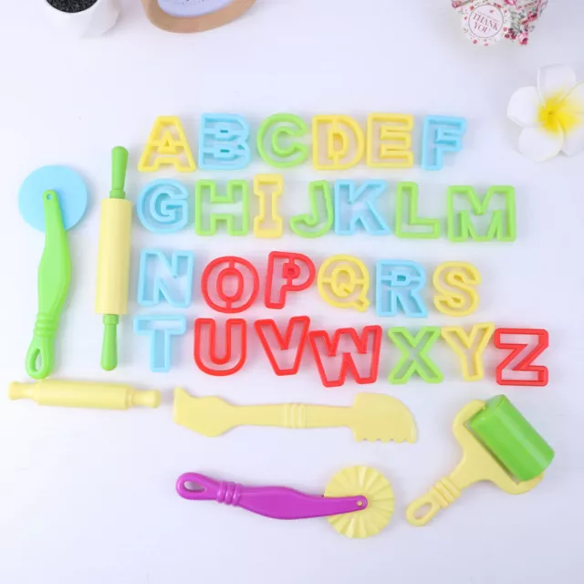 24 piezas herramientas de masa de plástico herramientas de arcilla juguetes de plástico niños juguetes de juego