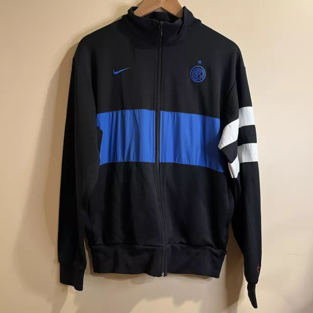 Vintage Y2K Nike Inter Milan FC Soccer Football Track Jacket Size Medium