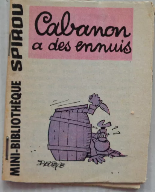 Mini Story No #384 Shed A Of Trouble Spirou No 1541 Deliège 1967