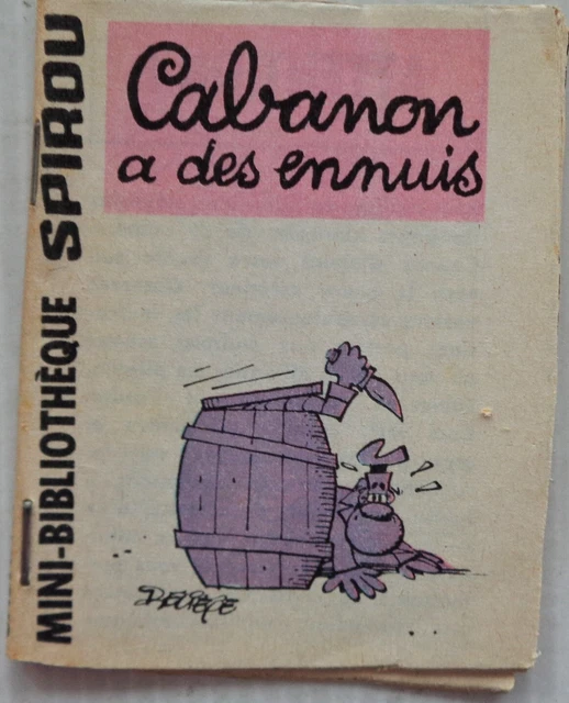 Mini Story No #384 Shed A Of Trouble Spirou No 1541 Deliège 1967