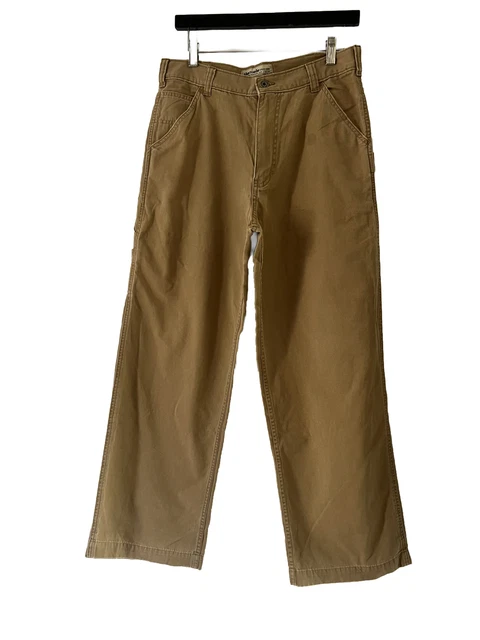VTG Abercrombie & Fitch Carpenter Pants Zipper Fly Khaki Size 16