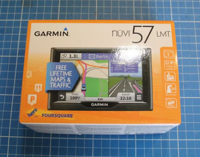 Navi Garmin nüvi 57 LMT Auto Navigationsgerät gebraucht mit Karten+System Update