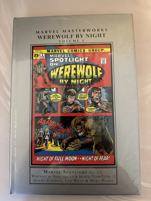 MARVEL MASTERWORKS WEREWOLF BY NIGHT Volume #1  Hard Cover 2022 Global shipping
