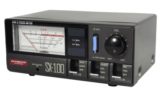 Diamond SX-100 - Rosmetro/Wattmetro 1,6-60 MHz 30/300/3000 Watt