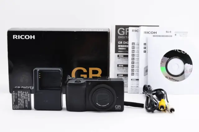 Ricoh GR Digital III 10.0MP Compact Black Camera from JAPAN working