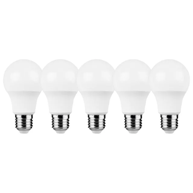 5 x Müller-Licht LED Leuchtmittel A60 Birnen 4,9W = 40W E27 470lm warmweiß 2700K