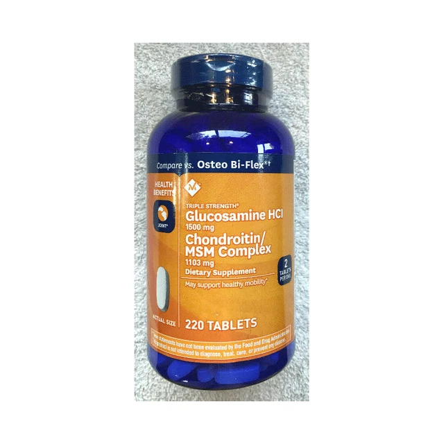 MEMBERS MARK TRIPLE Strength Glucosamine HCI Chondroitin/MSM Complex