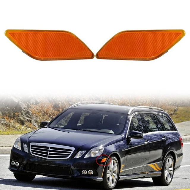 Plastique Avant Feux de Position Gauche et Droite Set for Mercedes E350 E550 E63