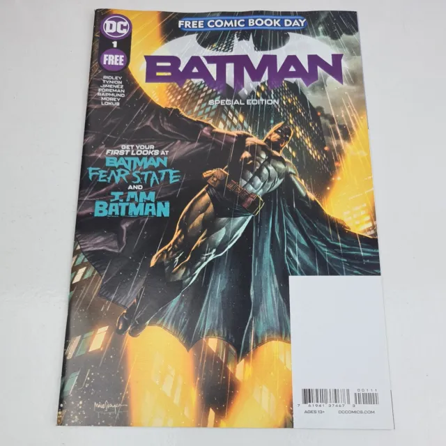 Batman Special Edition - Free Comic Book Day DC Comics 2021 FCBD (No Stamp)