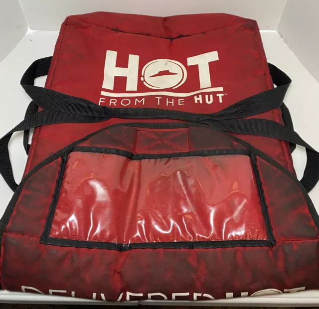 Pizza Hut Insulated Red Delivery Carry Bag 2017 Delivered Hot From The Hut -Used