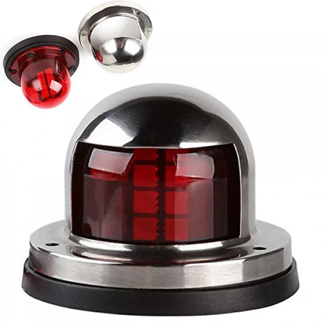 Luci Di Navigazione LED Per Barca: 2 Pezzi Rosso E Verde, Impermeabili, 12-24V - Ideali Per Prua E Poppa - Foto 5