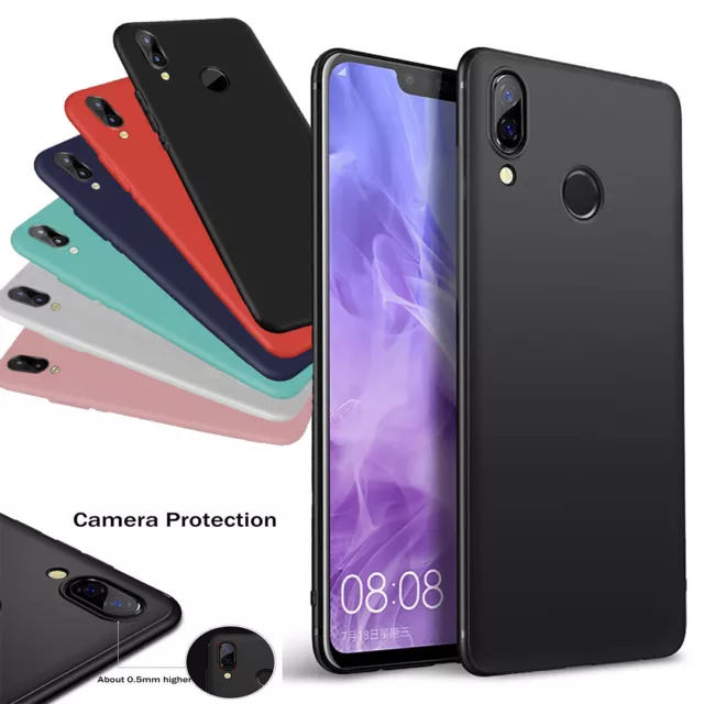 Matte Soft Silicone Case For Huawei P40 P30 Mate 30 Pro Slim Smart TPU Cover UK