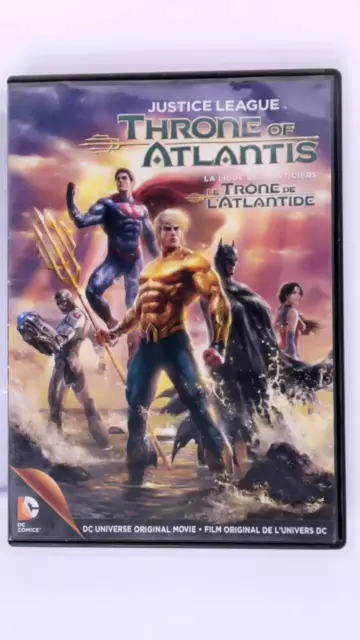 Justice League: Throne of Atlantis (DVD, 2015, Canadian)