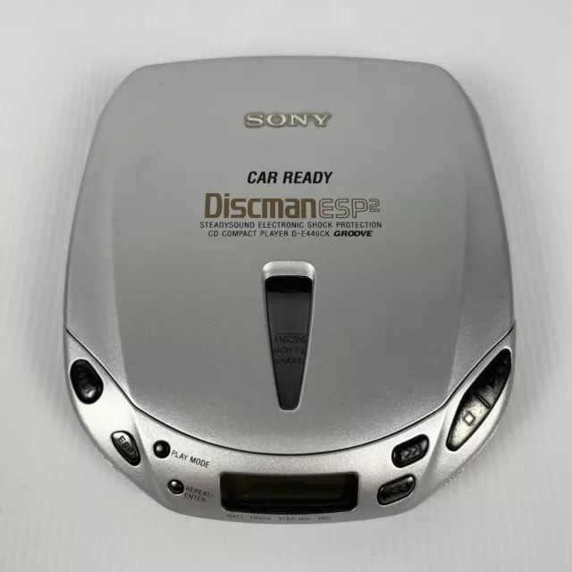 Sony Discman ESP2 D-E446CK Groove CD-R/RW Portable CD Player - Free Case & Post