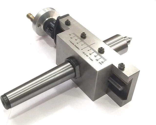 New Improved taper turning attachment with live revolving center MT 3- USA