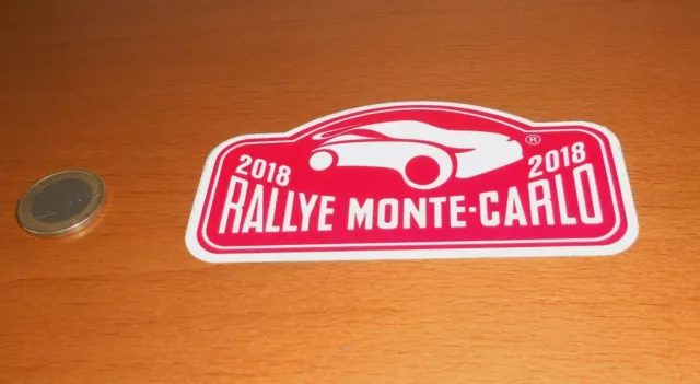 Autocollant sticker  Rallye Monte Carlo 2018