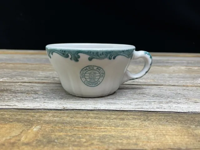 Rare Southern Pacific Harriman Front Marked Coffee Cup