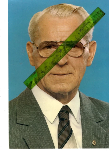 Original - Hochglanzfoto - Willi Stoph - FDGB - ZK - SED - Politbüro der DDR