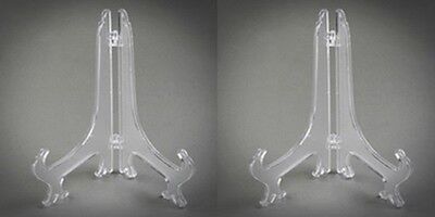 7 Pollici Nero Plastica Cavalletto 10 Pezzi Piastra Supporti per Immagini Casa Matrimonio Decorazione Porta Piatti da Esposizione 