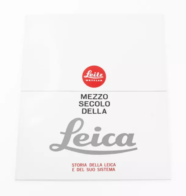 Leitz Wetzlar mezzo secolo della Leica Edizione Cattaneo libro opuscolo Italiano