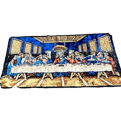 The Lord’s Last Supper Jesus Christ Tapestry Wall Hanging Home Decor 38” x 19”