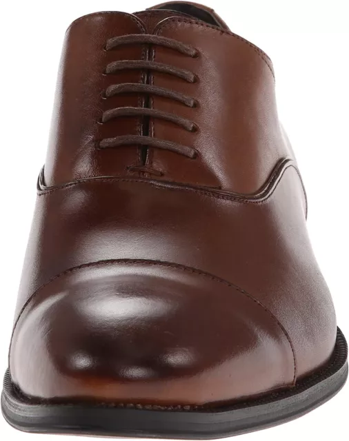 Men Shoes Stacy Adams KORDELL Leather Cap Toe Oxfords 24919-221-COGNAC 3