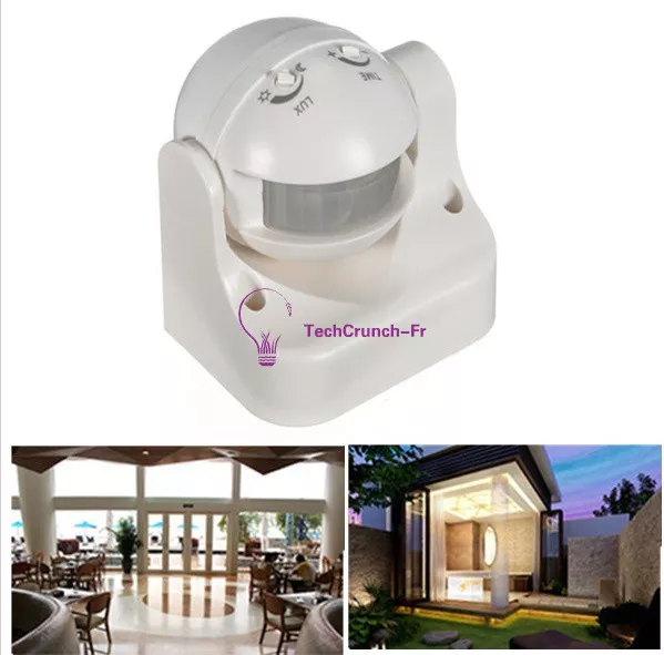 180 Degree Security PIR Motion Movement Sensor Detector Switch Outdoor 220-240V