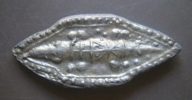 18th circa.--MALAYSIA--MALAYA--TIN TOKEN---CROCODILE--(1)