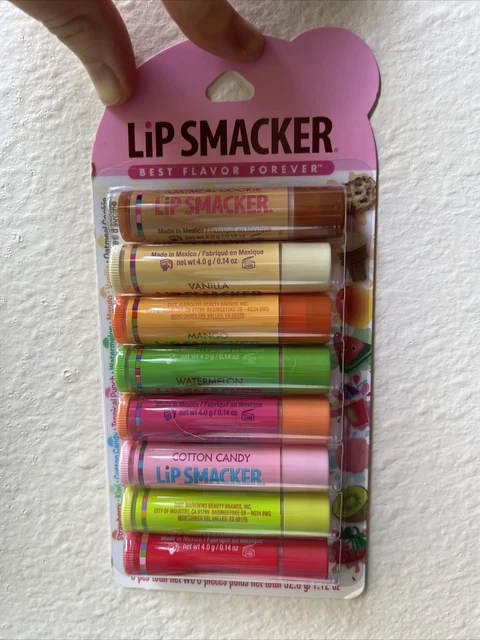 Lip Smacker Original and Best Lip Balm Party Pack, 8 Pcs Total