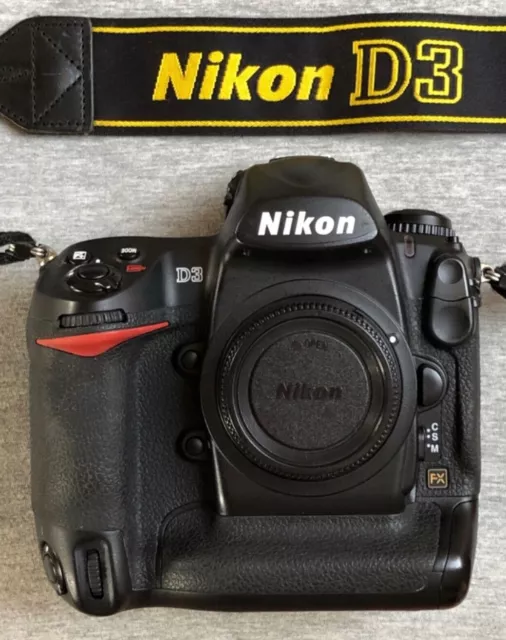 Nikon D3 Digital SLR Body Only. Excellent Condition. Shutter Count 95K. Boxed.