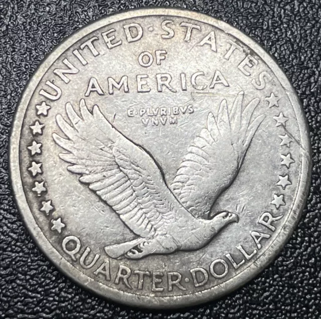 1917 TYPE 1 Standing Liberty Silver Quarter CHOICE AU About Uncirculated 2