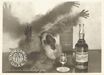 Y2207 Cordial CAMPARI Liquor - Pubblicità del 1942 - Old advertising