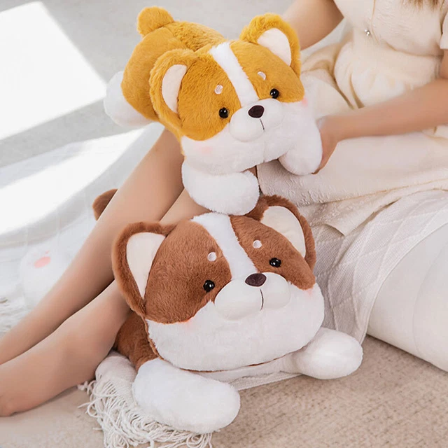 Cute corgi discount plush pillow