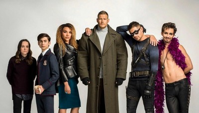 379089 l'accademia ombrello stagione 1 Netflix comic heroes WALL PRINT POSTER UK 