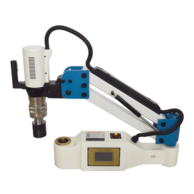 M12-M48 Touch-Sreen Electric Tapping Drilling Threading Machine Arms Tapper