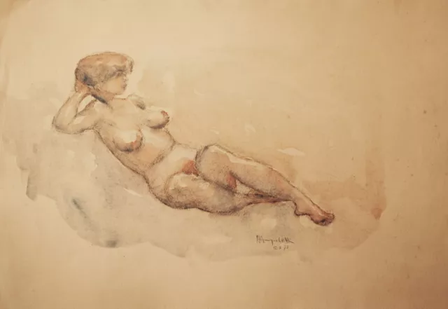 NUDO FEMMINILE - Angioletti Beatrice - Disegno Originale a Pastello Female Nude