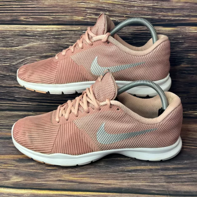 WOMENS NIKE ROSHE Run Running Trainers Gym Pink Size UK 6