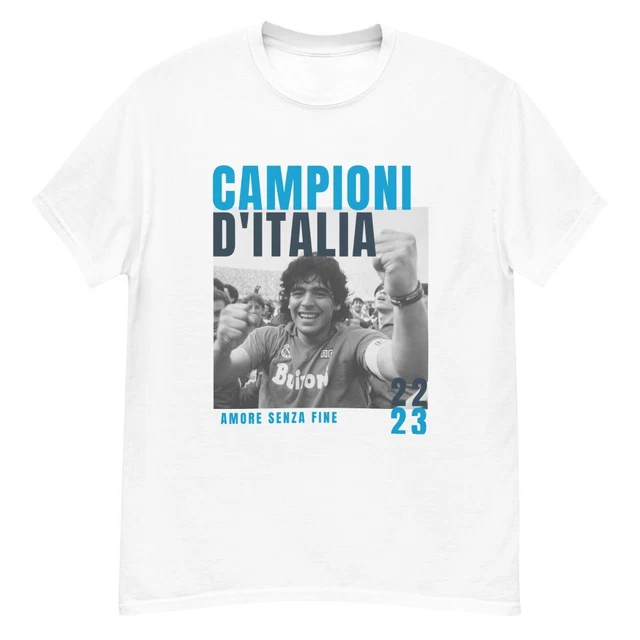 T-shirt Napoli Campione d'Italia 2022-2023 Personalizzata | UNISEX (XL)