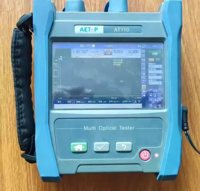 1PCS USED AETeP  AT110 OTDR optical time domain reflectometer//#/