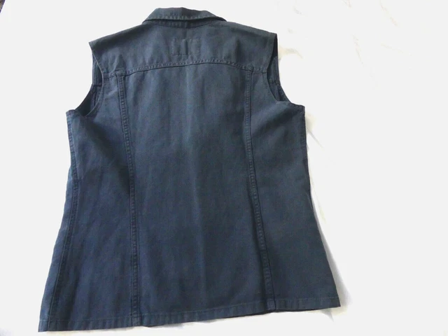Gilet Sans Manches Femme Jean Rychter - Vintage 70s Paris - Laine Merinos - Taille XS