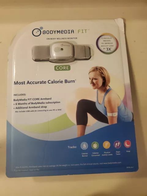 Bodybugg by Body Media Core Armband Weight Loss Control System New Sealed