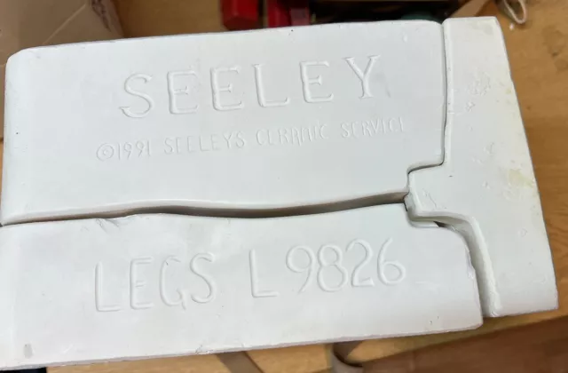 Seeley 1991 Legs L9826 - CERAMIC SLIP CASTING  MOULD MOLD