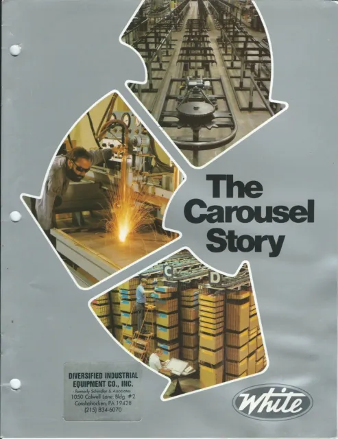 MRO Brochure - White - The Carousel Story Warehouse Storage System 1982 (MR323)