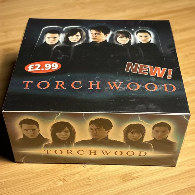 Dr Who Torchwood Complete Sealed Box Trading Cards 32 Packs Of 9. New Sealed