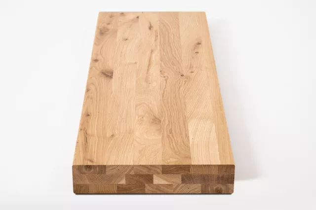 Scala gradino rovere rustico DL 60 mm non trattato