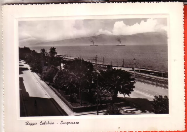Cartolina  Reggio Calabria  B/N  Viaggiata 1950 Lungomare   Regalo