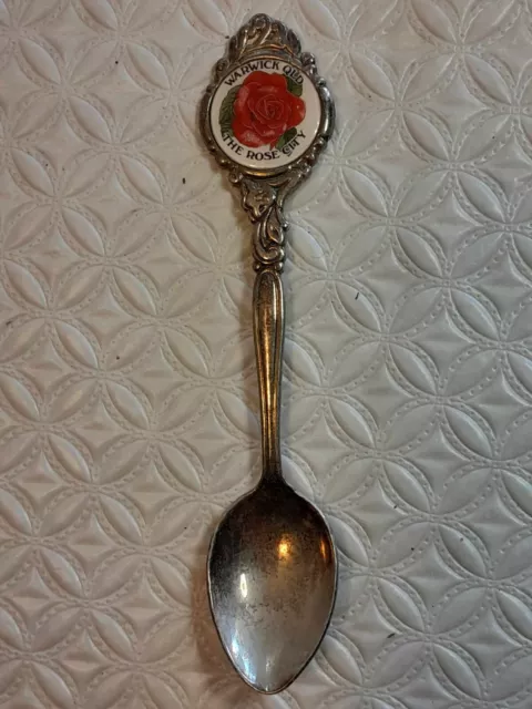 Warwick "The Rose City" Queensland Vintage Souvenir Spoon